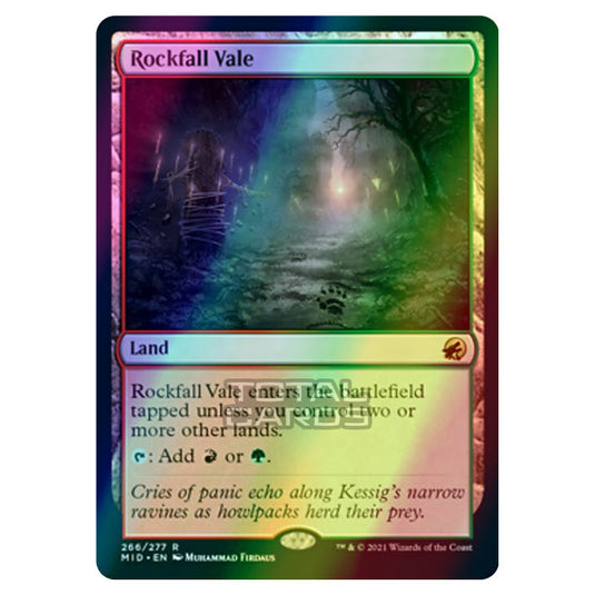 Magic The Gathering - Innistrad - Midnight Hunt - Rockfall Vale - 266/277 (Foil)