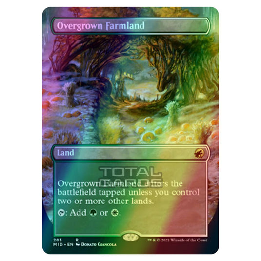 Magic The Gathering - Innistrad - Midnight Hunt - Overgrown Farmland - 283/277 (Foil)