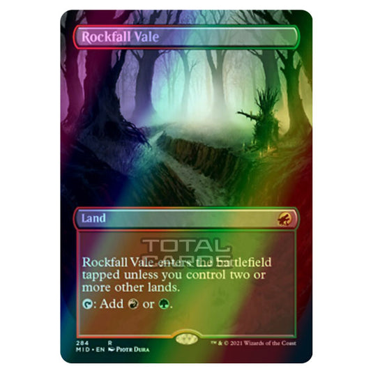 Magic The Gathering - Innistrad - Midnight Hunt - Rockfall Vale - 284/277 (Foil)