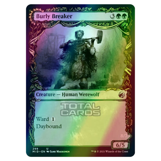 Magic The Gathering - Innistrad - Midnight Hunt - Burly Breaker // Dire-Strain Demolisher - 299/277 (Foil)