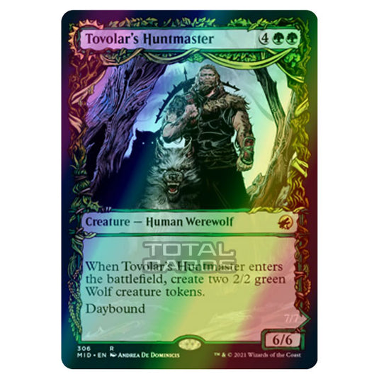 Magic The Gathering - Innistrad - Midnight Hunt - Tovolar's Huntmaster // Tovolar's Packleader - 306/277 (Foil)