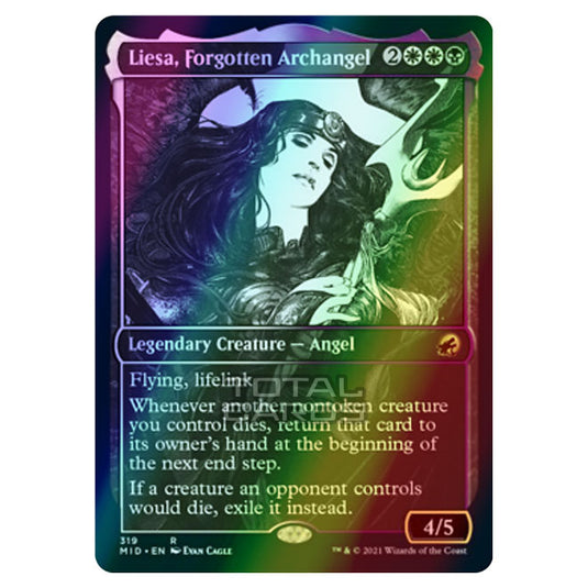 Magic The Gathering - Innistrad - Midnight Hunt - Liesa, Forgotten Archangel - 319/277 (Foil)