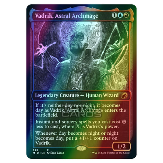 Magic The Gathering - Innistrad - Midnight Hunt - Vadrik, Astral Archmage - 325/277 (Foil)