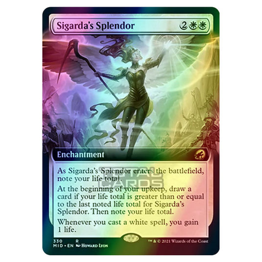 Magic The Gathering - Innistrad - Midnight Hunt - Sigarda's Splendor - 330/277 (Foil)