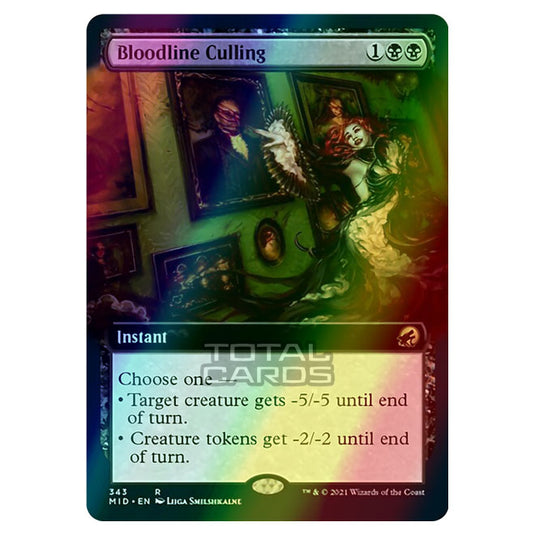 Magic The Gathering - Innistrad - Midnight Hunt - Bloodline Culling - 343/277 (Foil)