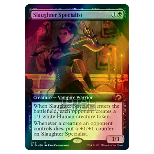 Magic The Gathering - Innistrad - Midnight Hunt - Slaughter Specialist - 349/277 (Foil)