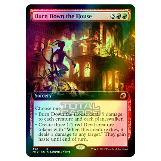 Magic The Gathering - Innistrad - Midnight Hunt - Burn Down the House - 352/277 (Foil)