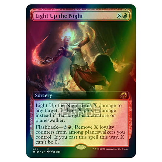 Magic The Gathering - Innistrad - Midnight Hunt - Light Up the Night - 356/277 (Foil)