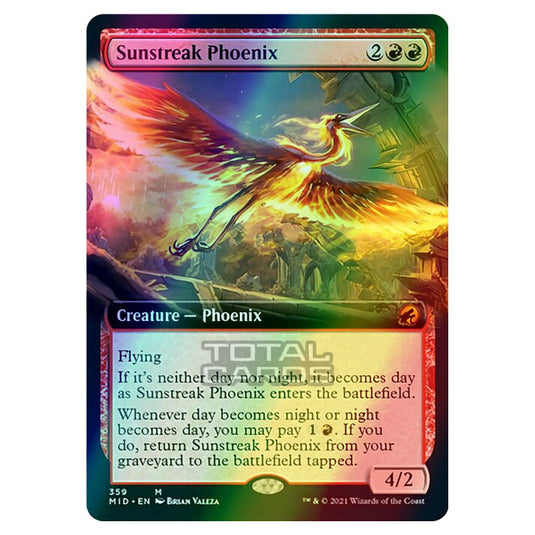 Magic The Gathering - Innistrad - Midnight Hunt - Sunstreak Phoenix - 359/277 (Foil)