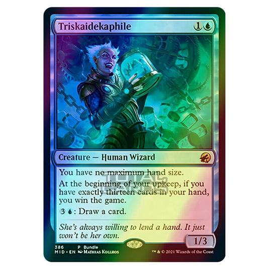 Magic The Gathering - Innistrad - Midnight Hunt - Triskaidekaphile - 386/277 (Foil)