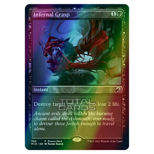 Magic The Gathering - Innistrad - Midnight Hunt - Infernal Grasp - 389/277 (Foil)