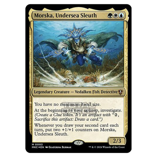 Magic The Gathering - Murders at Karlov Manor - Commander - Morska, Undersea Sleuth - 0003