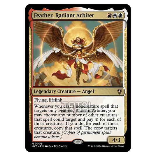 Magic The Gathering - Murders at Karlov Manor - Commander - Feather, Radiant Arbiter - 0006