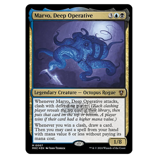 Magic The Gathering - Murders at Karlov Manor - Commander - Marvo, Deep Operative - 0007