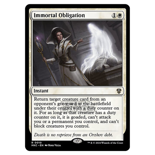 Magic The Gathering - Murders at Karlov Manor - Commander - Immortal Obligation - 0010