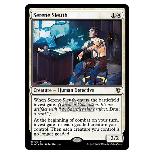 Magic The Gathering - Murders at Karlov Manor - Commander - Serene Sleuth - 0014