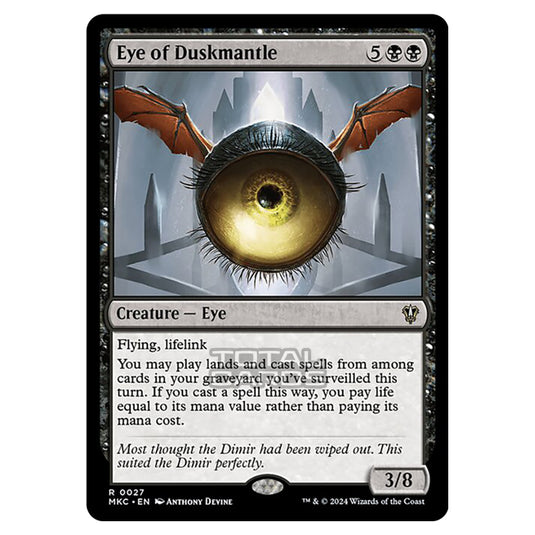 Magic The Gathering - Murders at Karlov Manor - Commander - Eye of Duskmantle - 0027