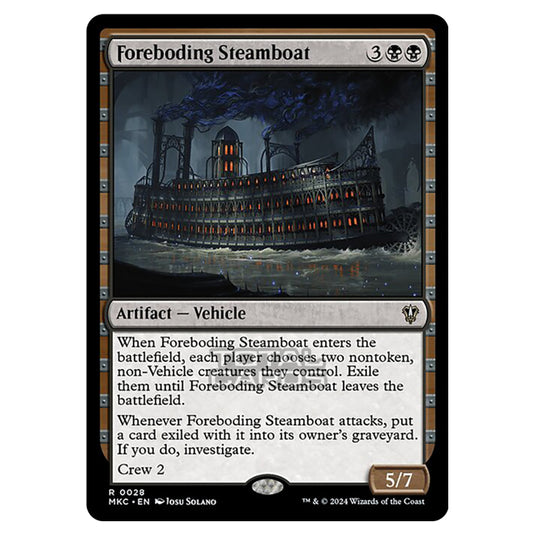 Magic The Gathering - Murders at Karlov Manor - Commander - Foreboding Steamboat - 0028