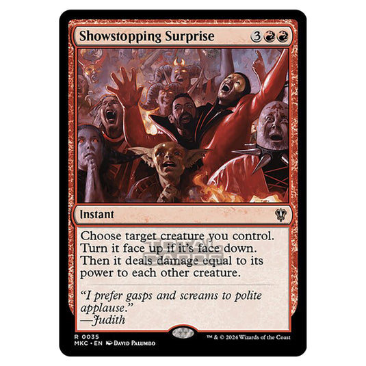 Magic The Gathering - Murders at Karlov Manor - Commander - Showstopping Surprise - 0035