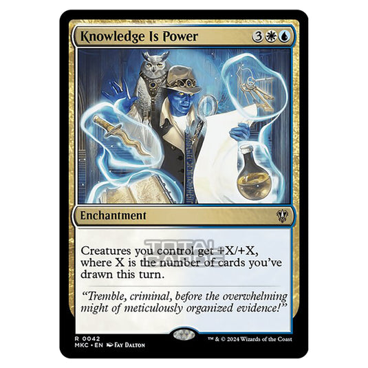 Magic The Gathering - Murders at Karlov Manor - Commander - Knowledge Is Power - 0042