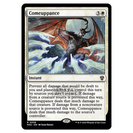 Magic The Gathering - Murders at Karlov Manor - Commander - Comeuppance - 0058