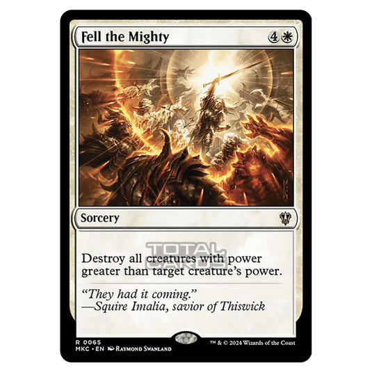 Magic The Gathering - Murders at Karlov Manor - Commander - Fell the Mighty - 0065