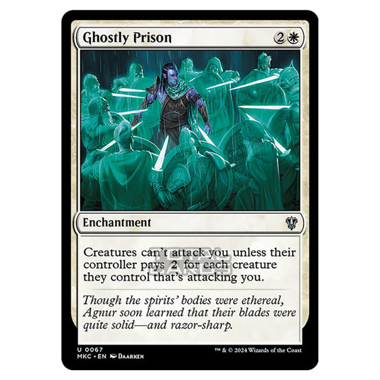 Magic The Gathering - Murders at Karlov Manor - Commander - Ghostly Prison - 0067