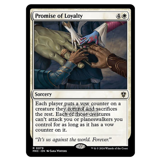 Magic The Gathering - Murders at Karlov Manor - Commander - Promise of Loyalty - 0079