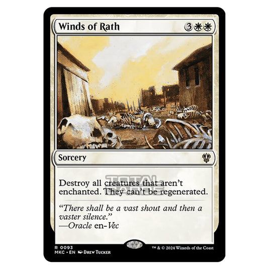 Magic The Gathering - Murders at Karlov Manor - Commander - Winds of Rath - 0093