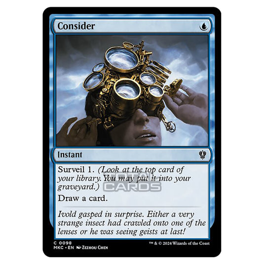 Magic The Gathering - Murders at Karlov Manor - Commander - Consider - 0098