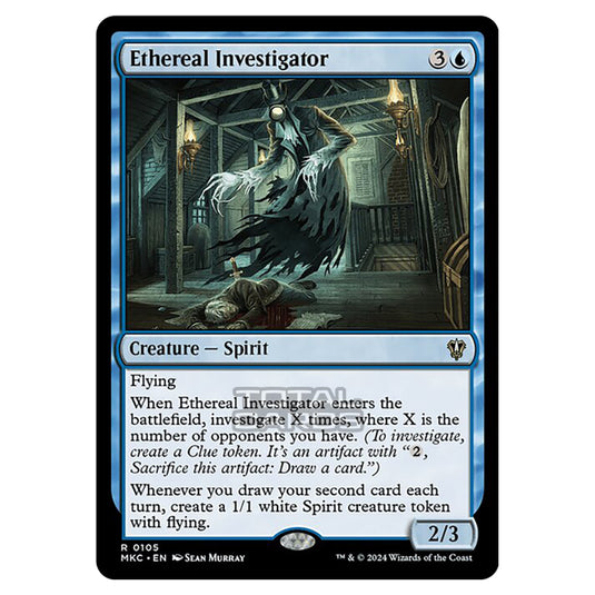 Magic The Gathering - Murders at Karlov Manor - Commander - Ethereal Investigator - 0105