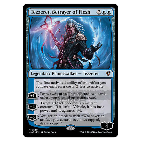 Magic The Gathering - Murders at Karlov Manor - Commander - Tezzeret, Betrayer of Flesh - 0120