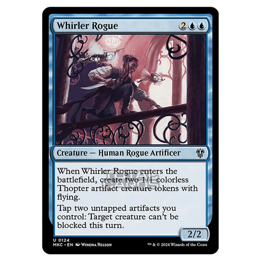 Magic The Gathering - Murders at Karlov Manor - Commander - Whirler Rogue - 0124