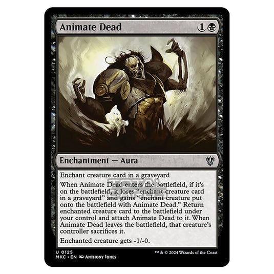 Magic The Gathering - Murders at Karlov Manor - Commander - Animate Dead - 0125