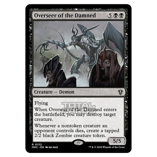 Magic The Gathering - Murders at Karlov Manor - Commander - Overseer of the Damned - 0132