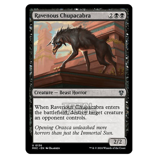 Magic The Gathering - Murders at Karlov Manor - Commander - Ravenous Chupacabra - 0136