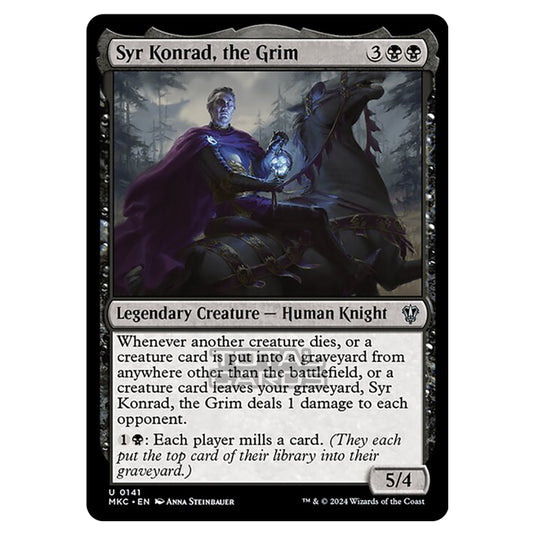 Magic The Gathering - Murders at Karlov Manor - Commander - Syr Konrad, the Grim - 0141