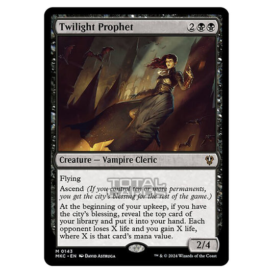 Magic The Gathering - Murders at Karlov Manor - Commander - Twilight Prophet - 0143