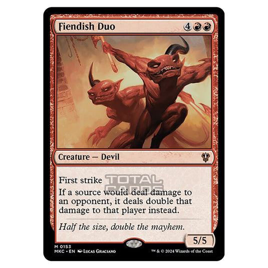 Magic The Gathering - Murders at Karlov Manor - Commander - Fiendish Duo - 0153