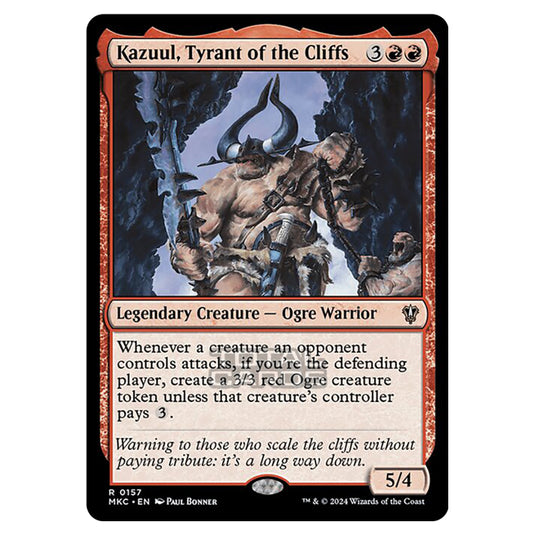 Magic The Gathering - Murders at Karlov Manor - Commander - Kazuul, Tyrant of the Cliffs - 0157