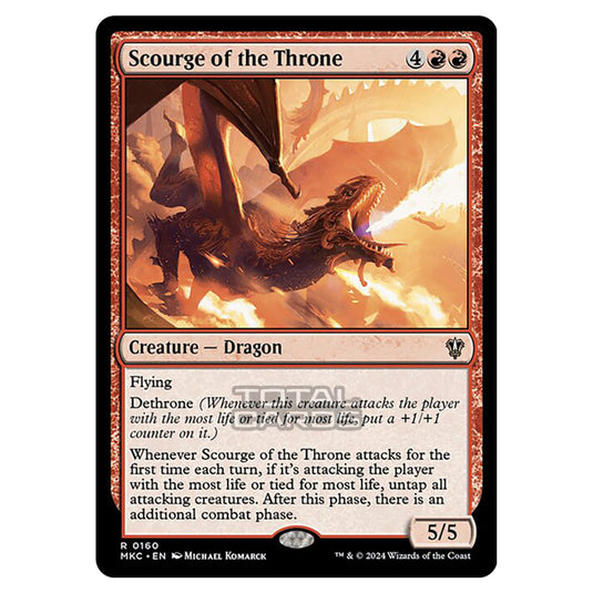 Magic The Gathering - Murders at Karlov Manor - Commander - Scourge of the Throne - 0160