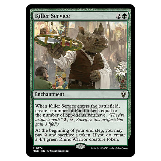 Magic The Gathering - Murders at Karlov Manor - Commander - Killer Service - 0174