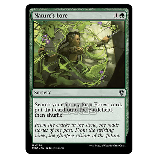 Magic The Gathering - Murders at Karlov Manor - Commander - Nature's Lore - 0178