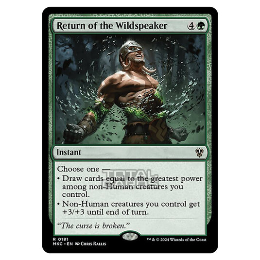 Magic The Gathering - Murders at Karlov Manor - Commander - Return of the Wildspeaker - 0181