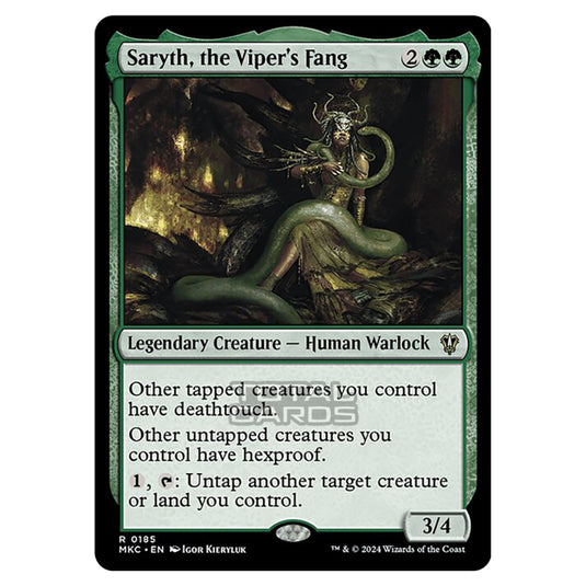 Magic The Gathering - Murders at Karlov Manor - Commander - Saryth, the Viper's Fang - 0185