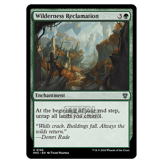 Magic The Gathering - Murders at Karlov Manor - Commander - Wilderness Reclamation - 0196