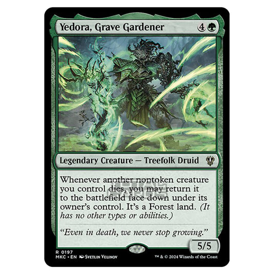 Magic The Gathering - Murders at Karlov Manor - Commander - Yedora, Grave Gardener - 0197