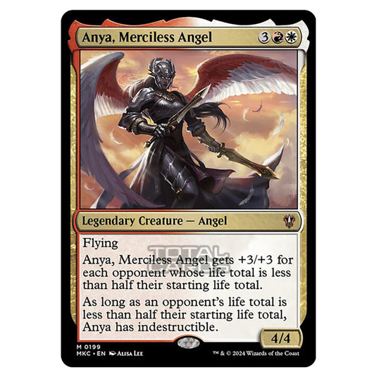 Magic The Gathering - Murders at Karlov Manor - Commander - Anya, Merciless Angel - 0199