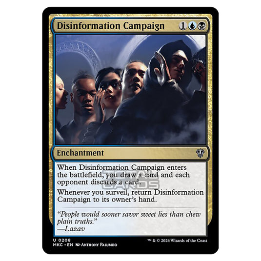 Magic The Gathering - Murders at Karlov Manor - Commander - Disinformation Campaign - 0208