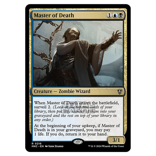 Magic The Gathering - Murders at Karlov Manor - Commander - Master of Death - 0216